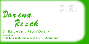 dorina risch business card